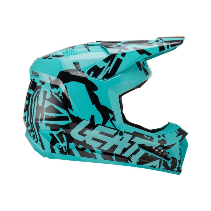 KASK MOTOCYKLOWY Z GOGLAMI LEATT KIT MOTO 3.5 FUEL