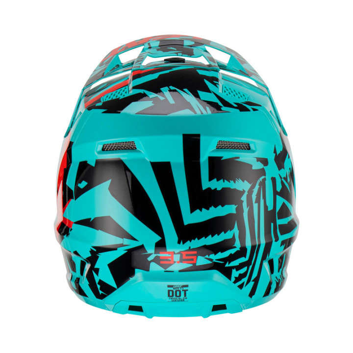 KASK MOTOCYKLOWY Z GOGLAMI LEATT KIT MOTO 3.5 FUEL