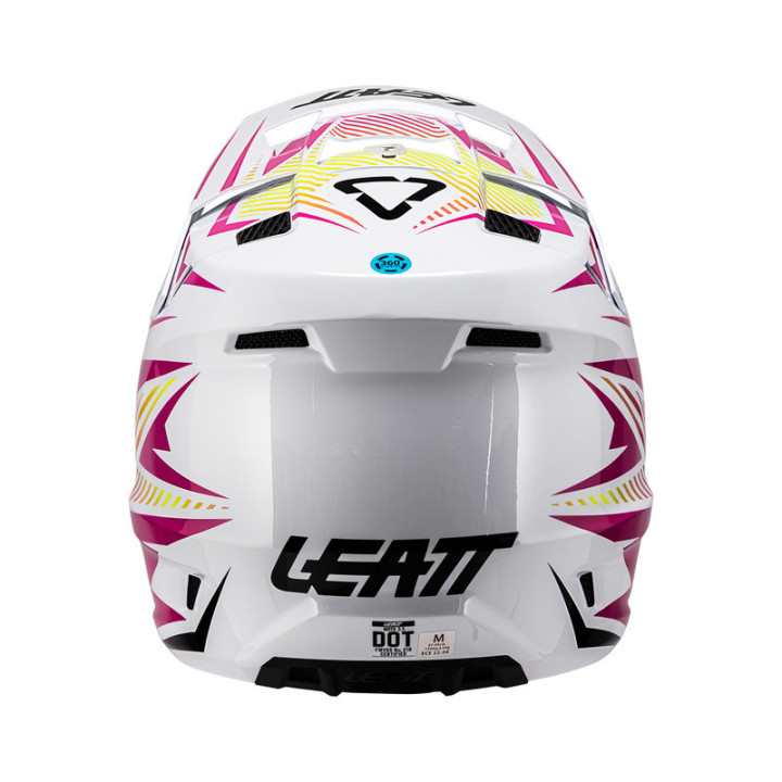 KASK MOTOCYKLOWY Z GOGLAMI LEATT KIT MOTO 3.5 STORM PINK L
