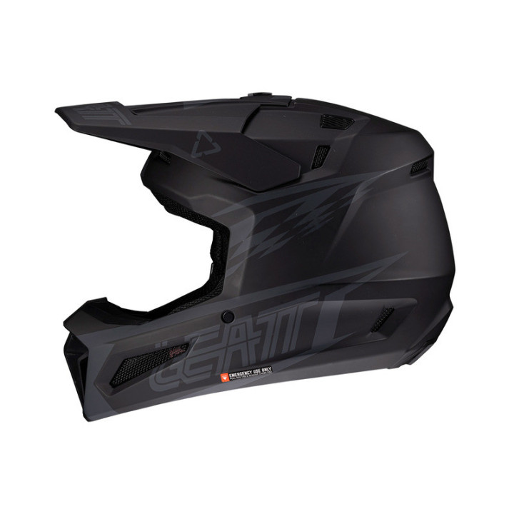 KASK MOTOCYKLOWY Z GOGLAMI LEATT KIT MOTO 3.5 STEALTH