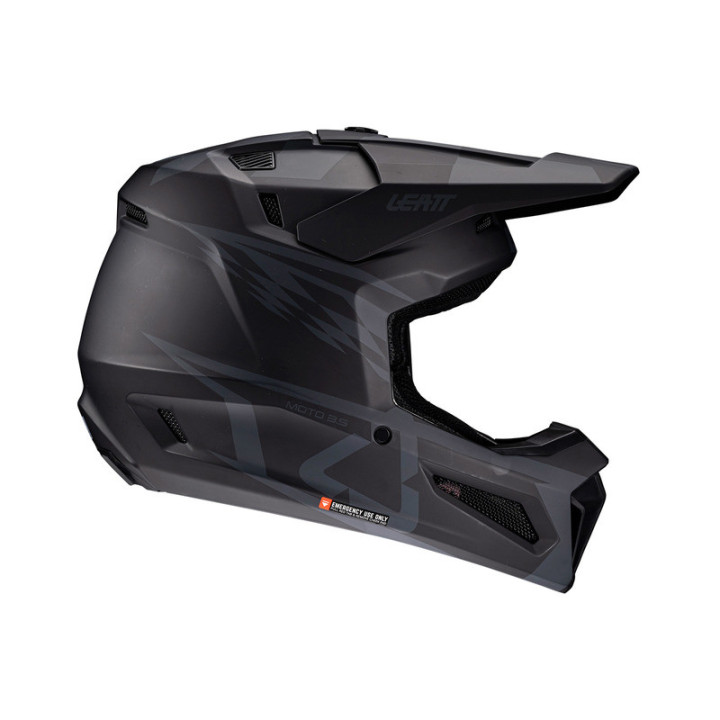 KASK MOTOCYKLOWY Z GOGLAMI LEATT KIT MOTO 3.5 STEALTH