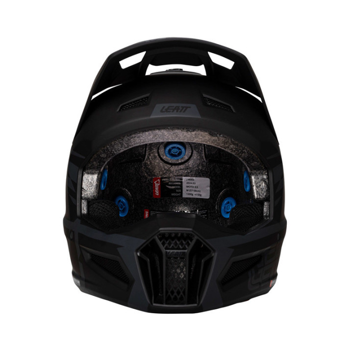 KASK MOTOCYKLOWY Z GOGLAMI LEATT KIT MOTO 3.5 STEALTH