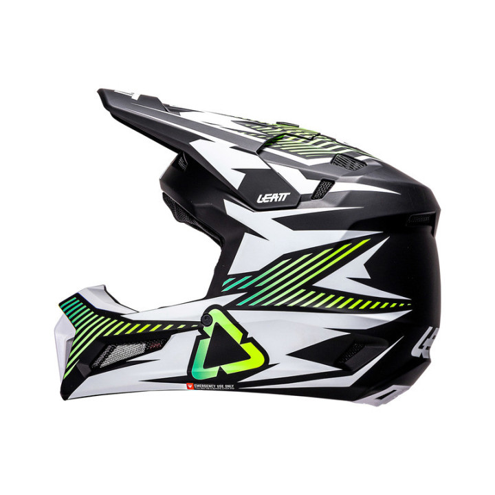 KASK MOTOCYKLOWY Z GOGLAMI LEATT KIT MOTO 3.5 STORM TEAL