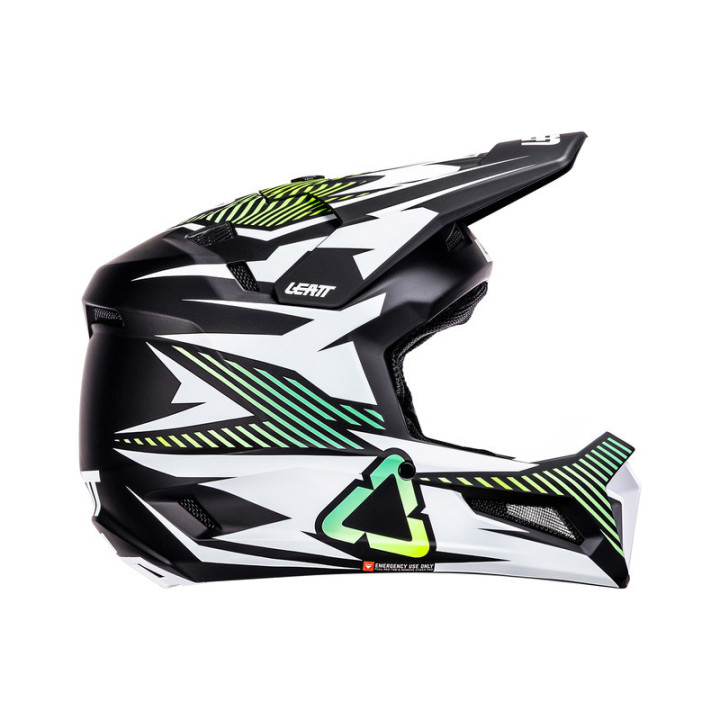 KASK MOTOCYKLOWY Z GOGLAMI LEATT KIT MOTO 3.5 STORM TEAL