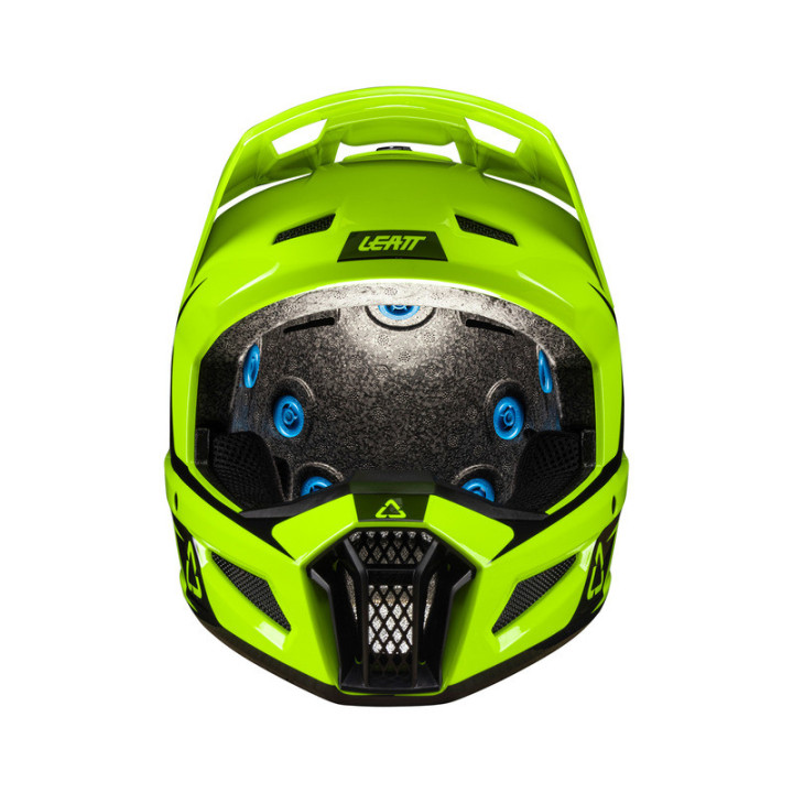 KASK MOTOCYKLOWY Z GOGLAMI LEATT KIT MOTO 3.5 NEON YELLOW