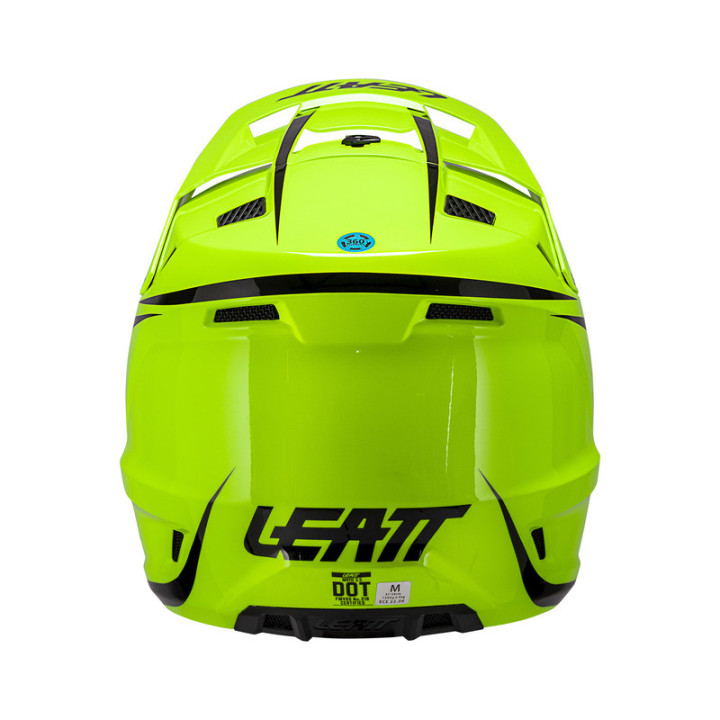KASK MOTOCYKLOWY Z GOGLAMI LEATT KIT MOTO 3.5 NEON YELLOW