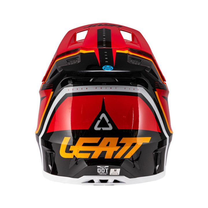 KASK MOTOCYKLOWY Z GOGLAMI LEATT KIT MOTO 7.5 RED S