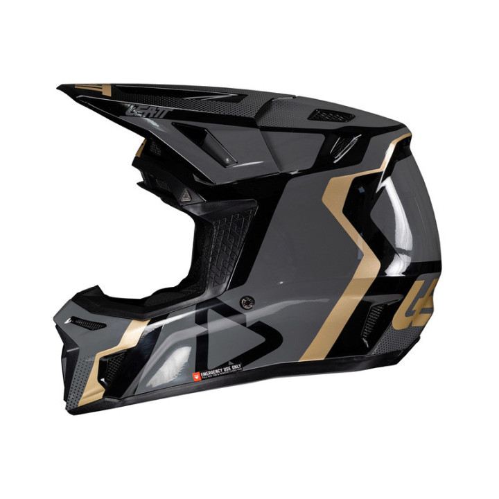KASK MOTOCYKLOWY Z GOGLAMI LEATT KIT MOTO 8.5 BLACK