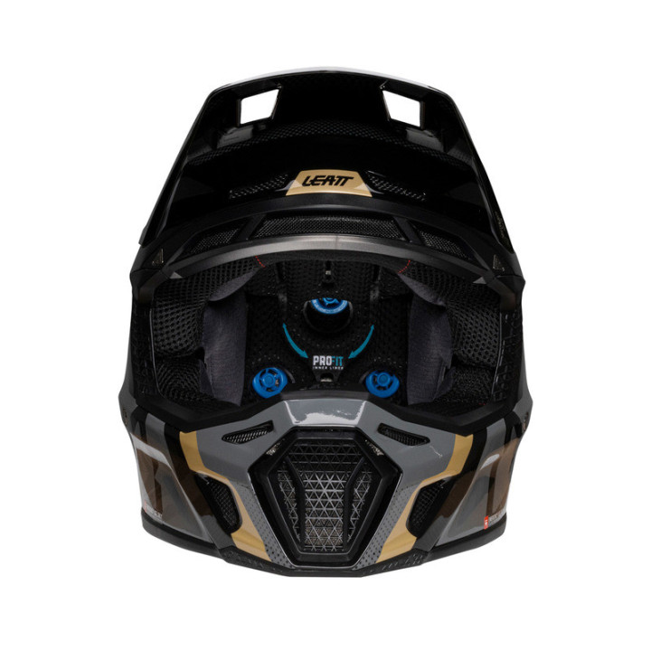 KASK MOTOCYKLOWY Z GOGLAMI LEATT KIT MOTO 8.5 BLACK