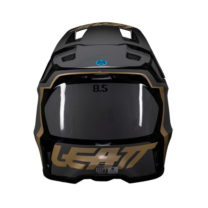 KASK MOTOCYKLOWY Z GOGLAMI LEATT KIT MOTO 8.5 BLACK