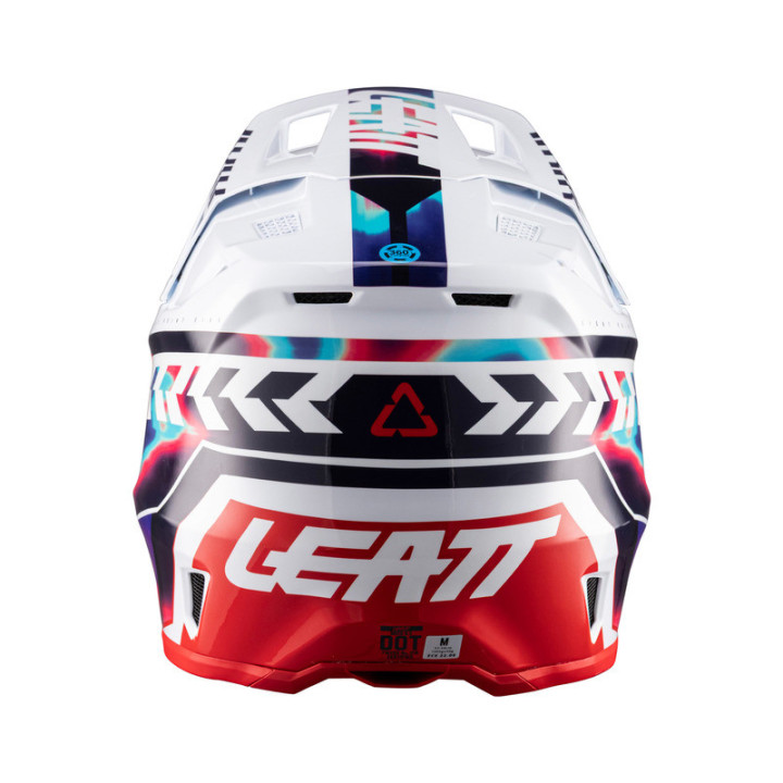 KASK MOTOCYKLOWY Z GOGLAMI LEATT KIT MOTO 8.5 ROYAL BLUE RED