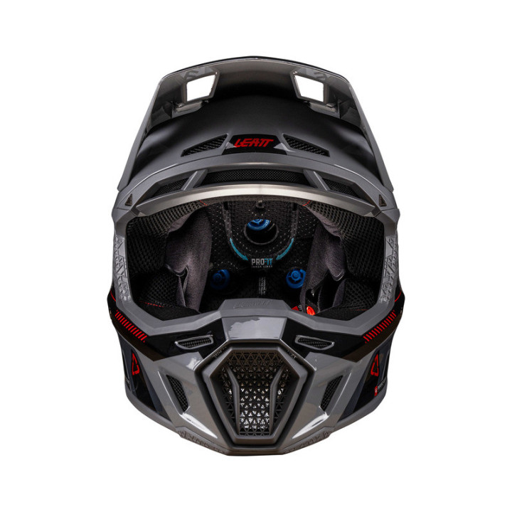 KASK MOTOCYKLOWY Z GOGLAMI LEATT KIT MOTO 8.5 GREY M