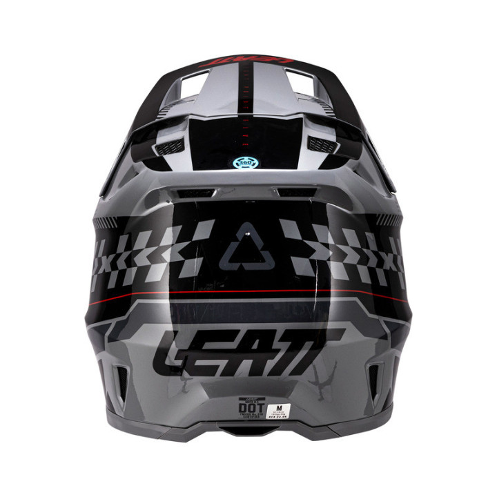 KASK MOTOCYKLOWY Z GOGLAMI LEATT KIT MOTO 8.5 GREY