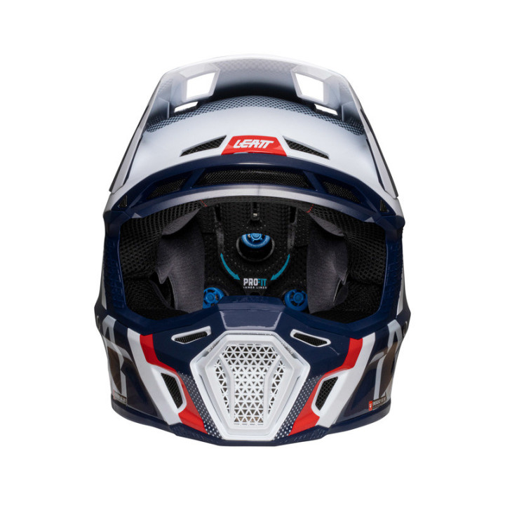 KASK MOTOCYKLOWY Z GOGLAMI LEATT KIT MOTO 8.5 ROYAL