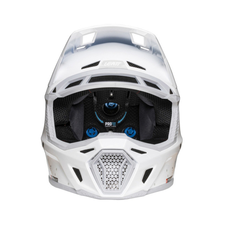 KASK MOTOCYKLOWY Z GOGLAMI LEATT KIT MOTO 8.5 WHITE