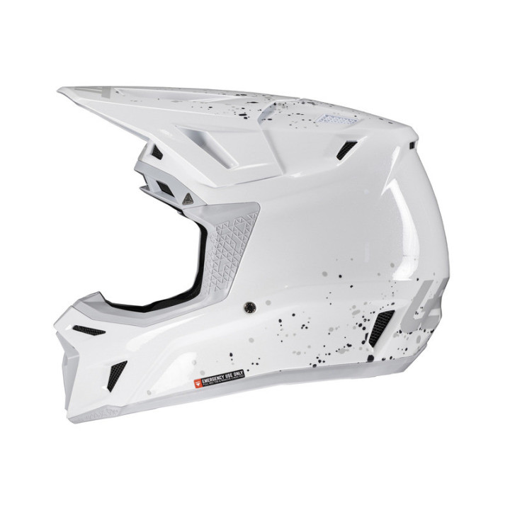 KASK MOTOCYKLOWY Z GOGLAMI LEATT KIT MOTO 8.5 WHITE