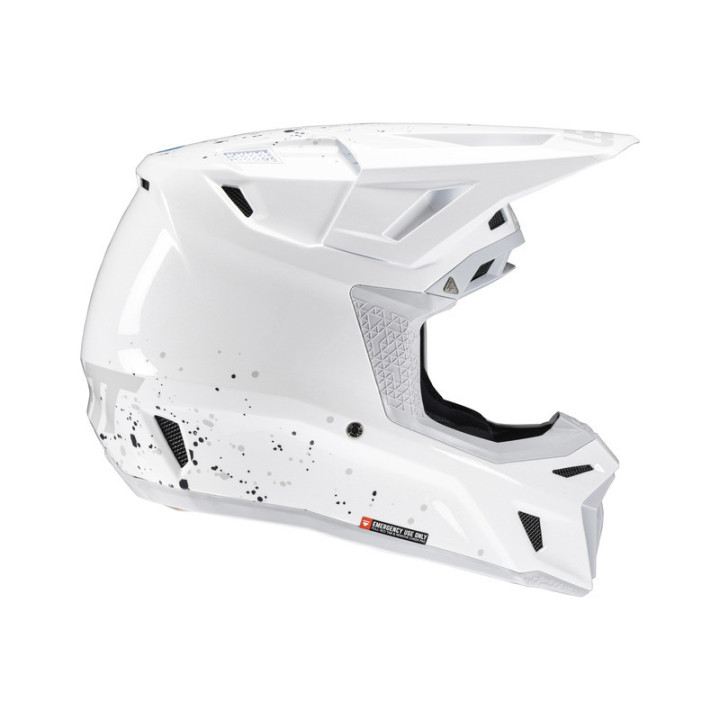 KASK MOTOCYKLOWY Z GOGLAMI LEATT KIT MOTO 8.5 WHITE M