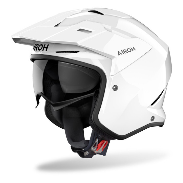 KASK MOTOCYKLOWY AIROH KOMBAKT COLOR WHITE GLOSS
