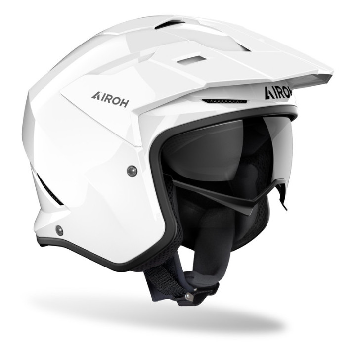 KASK MOTOCYKLOWY AIROH KOMBAKT COLOR WHITE GLOSS