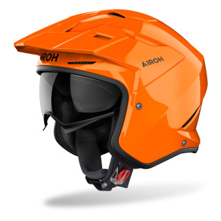 KASK MOTOCYKLOWY AIROH KOMBAKT COLOR ORANGE GLOSS