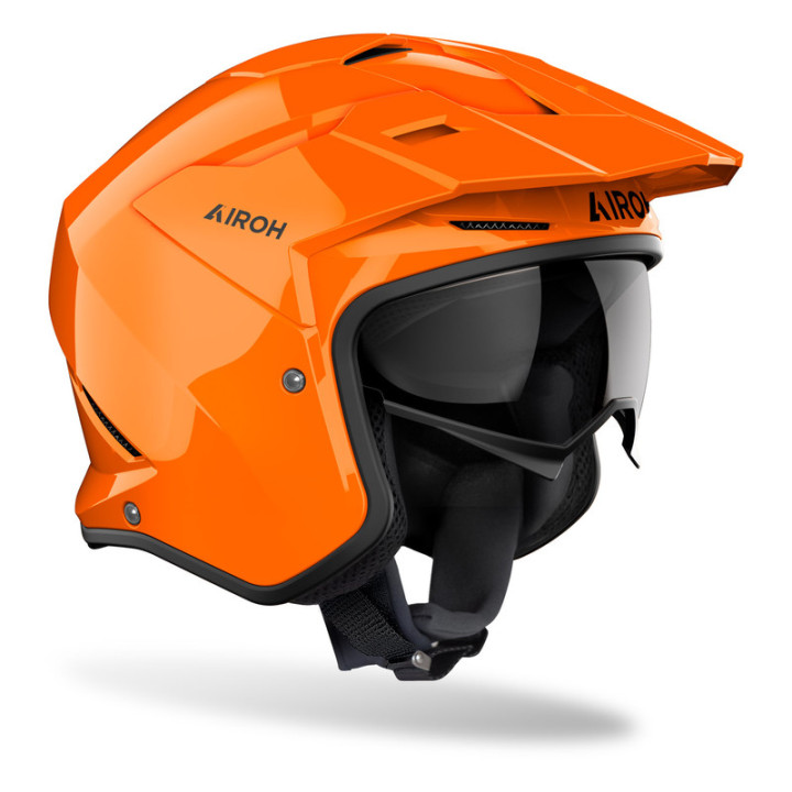 KASK MOTOCYKLOWY AIROH KOMBAKT COLOR ORANGE GLOSS