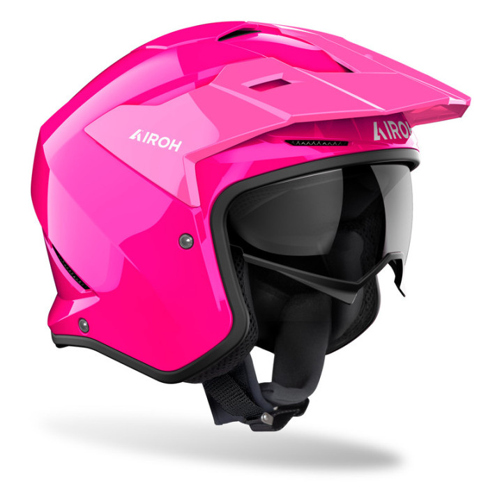 KASK MOTOCYKLOWY AIROH KOMBAKT COLOR PINK GLOSS