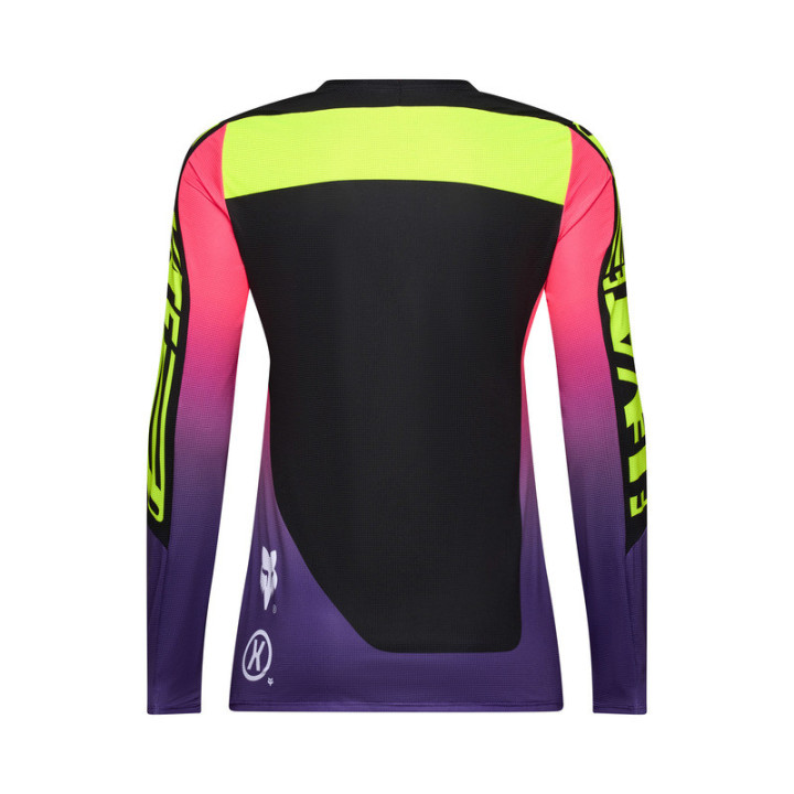 KOSZULKA ROWEROWA Z DŁUGIM RĘKAWEM FOX LADY FLEXAIR ELEVATED BLACK S