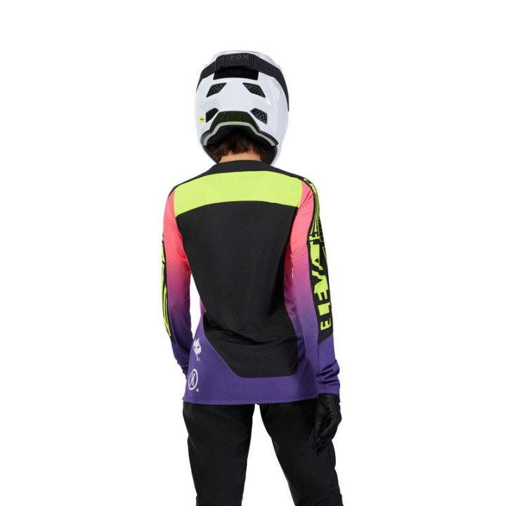 KOSZULKA ROWEROWA Z DŁUGIM RĘKAWEM FOX LADY FLEXAIR ELEVATED BLACK S