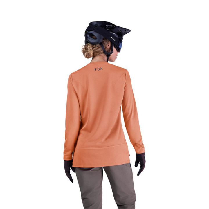 KOSZULKA ROWEROWA Z DŁUGIM RĘKAWEM FOX LADY RANGER FOX HEAD CORAL