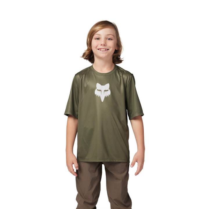 KOSZULKA ROWEROWA FOX JUNIOR RANGER OLIVE GREEN YM