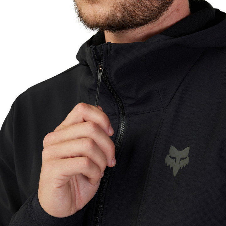BLUZA ROWEROWA Z KAPTUREM FOX RANGER FIRE BLACK