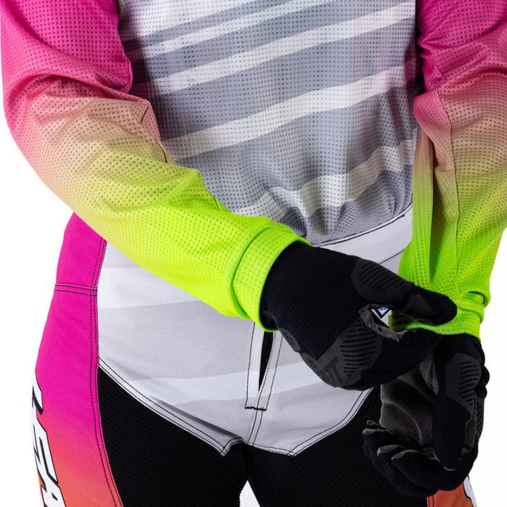 STRÓJ OFFROADOWY BLUZA I SPODNIE JUNIOR LEATT MINI RIDE KIT 3.5 RETRO PINK