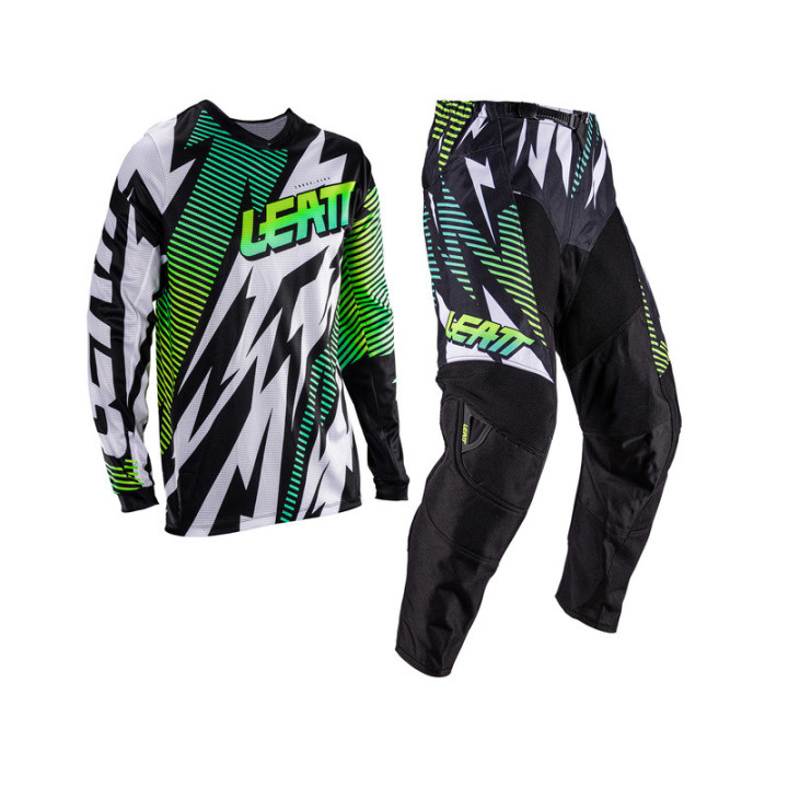 STRÓJ OFFROADOWY BLUZA I SPODNIE JUNIOR LEATT MINI RIDE KIT 3.5 STORM BLUE