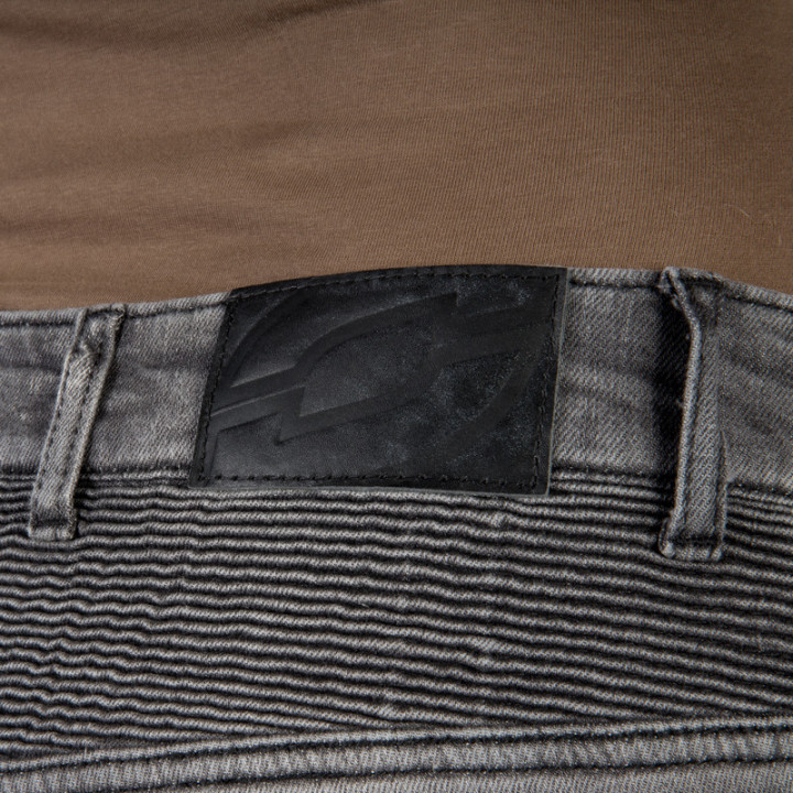 JEANSY MOTOCYKLOWE DAMSKIE OZONE ROXY WASHED BLACK 34/30