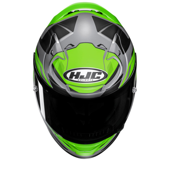 KASK MOTOCYKLOWY HJC RPHA12 BRELS GREEN GREY