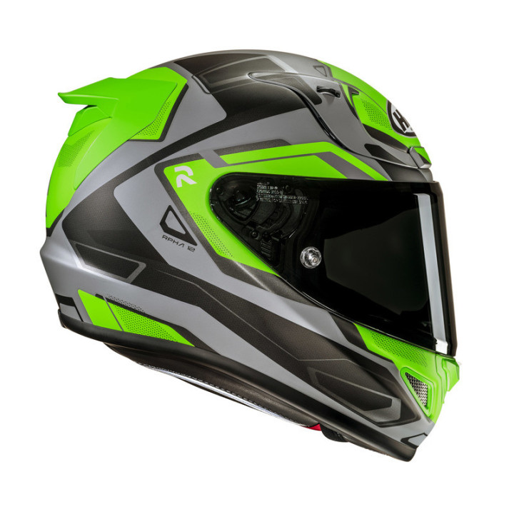 KASK MOTOCYKLOWY HJC RPHA12 BRELS GREEN GREY