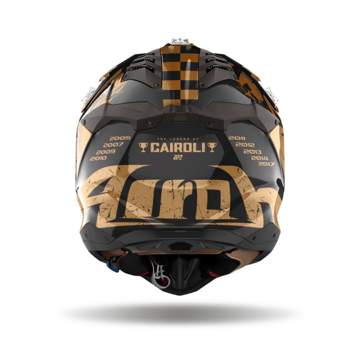 KASK MOTOCYKLOWY AIROH AVIATOR 3 LEGEND CHROME GLOSS S