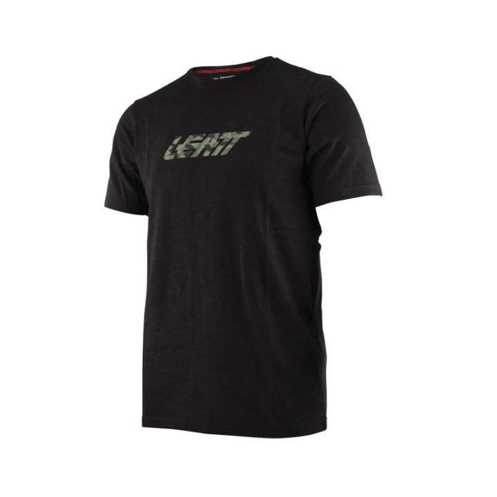 T-SHIRT LEATT CAMO BLACK