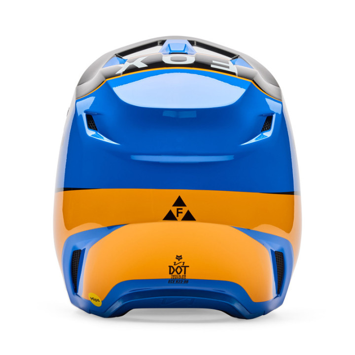 KASK MOTOCYKLOWY FOX V1 COLLECT BLUE