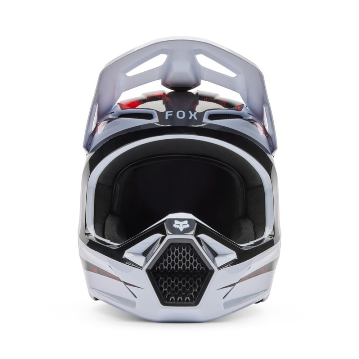 KASK FOX V1 KAIROS WHITE/FLUO RED