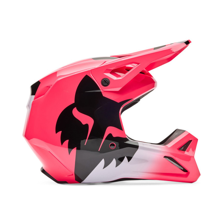 KASK MOTOCYKLOWY FOX V1 SHIELD PINK XS