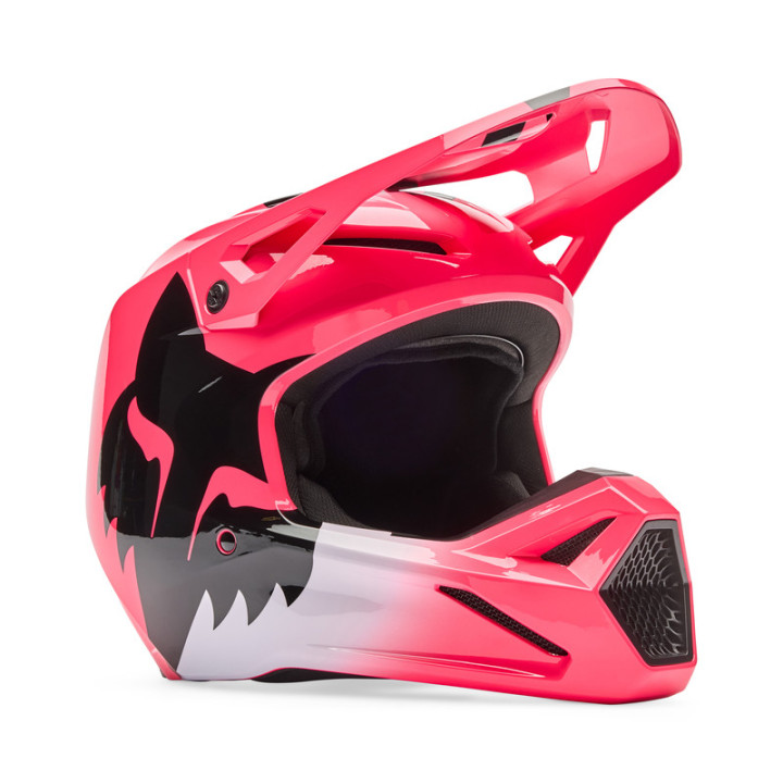 KASK MOTOCYKLOWY FOX V1 SHIELD PINK XS