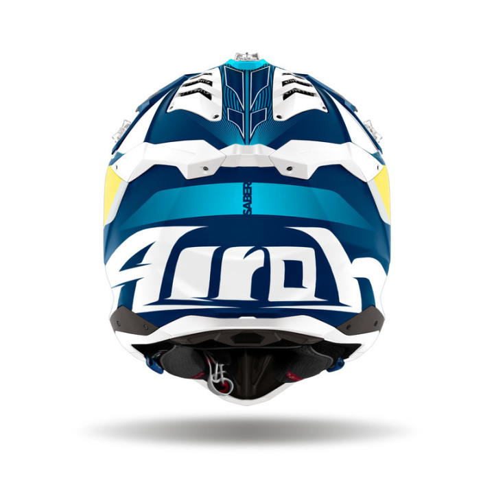 KASK MOTOCYKLOWY AIROH AVIATOR 3 SABER BLUE MATT