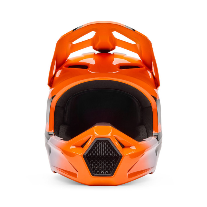 KASK MOTOCYKLOWY FOX V1 SHIELD FLUO ORANGE