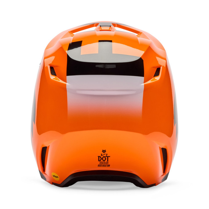 KASK MOTOCYKLOWY FOX V1 SHIELD FLUO ORANGE