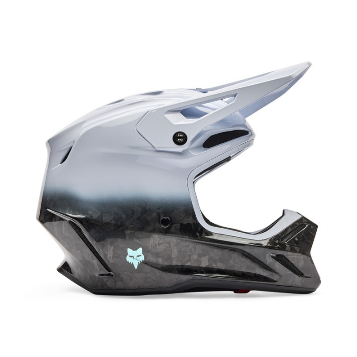 KASK MOTOCYKLOWY FOX V3 RS GHOST WHITE