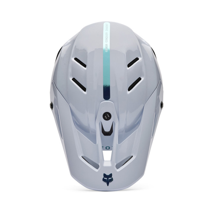 KASK MOTOCYKLOWY FOX V3 RS GHOST WHITE