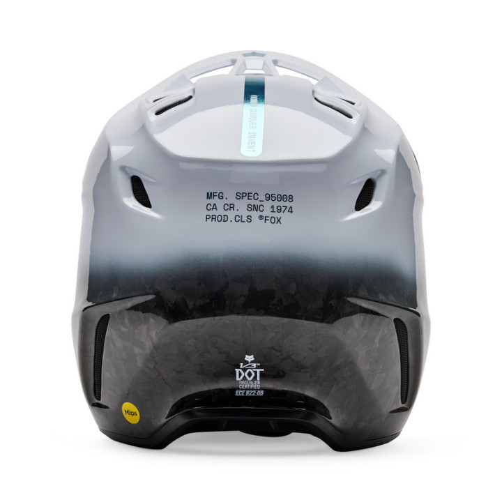 KASK MOTOCYKLOWY FOX V3 RS GHOST WHITE