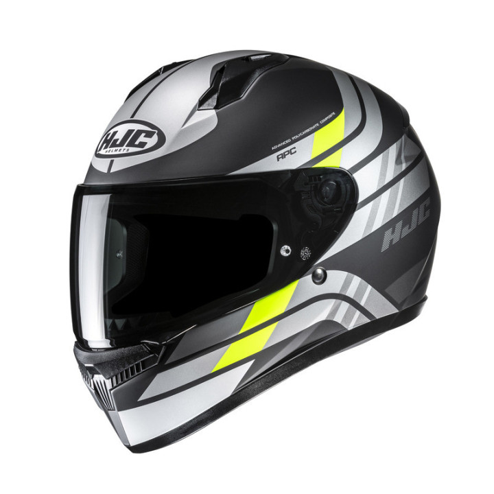 KASK MOTOCYKLOWY HJC C10 HIPER WHITE RED