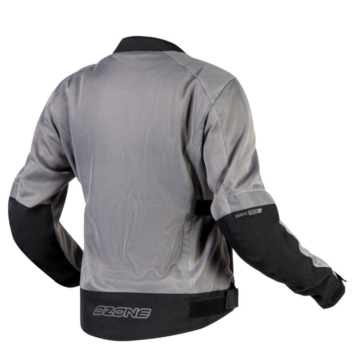 KURTKA MOTOCYKLOWA TEKSTYLNA DAMSKA OZONE DART SILVER BLACK WS